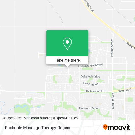 Rochdale Massage Therapy map