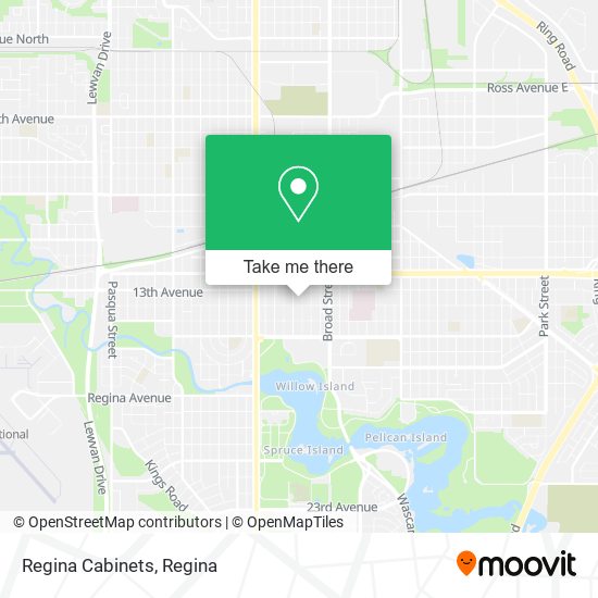 Regina Cabinets map