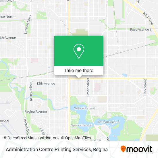 Administration Centre Printing Services map