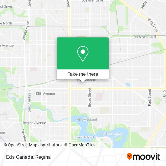 Eds Canada map