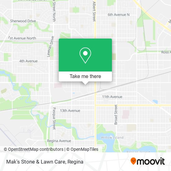 Mak's Stone & Lawn Care map