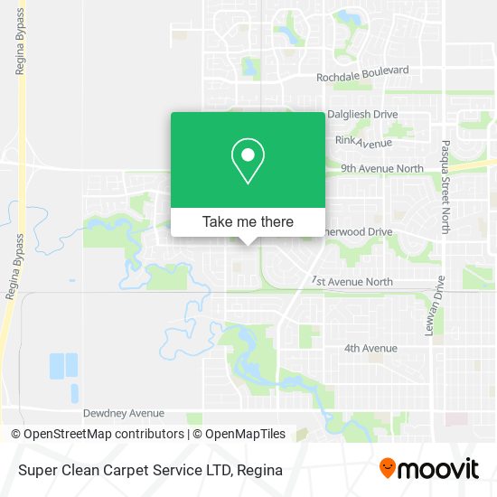 Super Clean Carpet Service LTD map