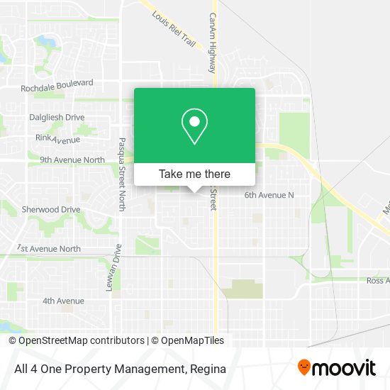 All 4 One Property Management map