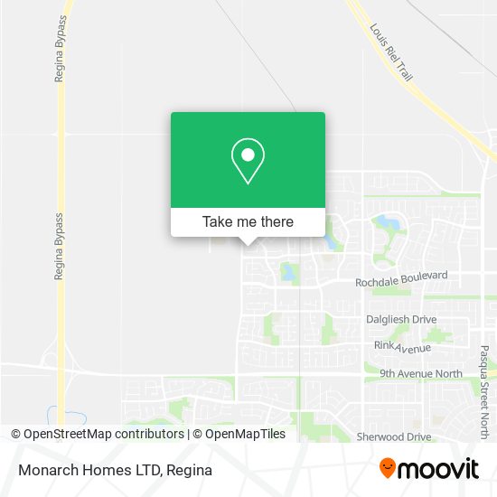 Monarch Homes LTD map