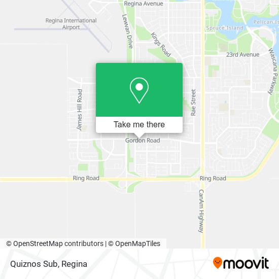 Quiznos Sub map