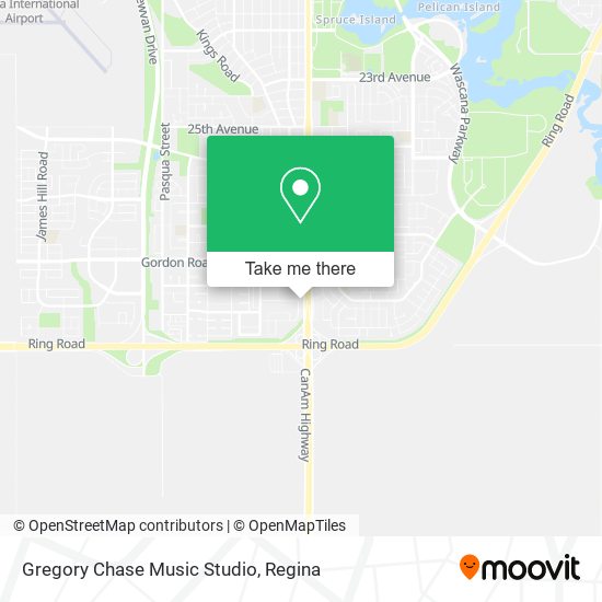 Gregory Chase Music Studio map