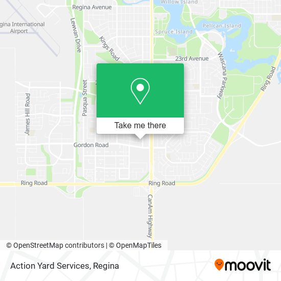 Action Yard Services map