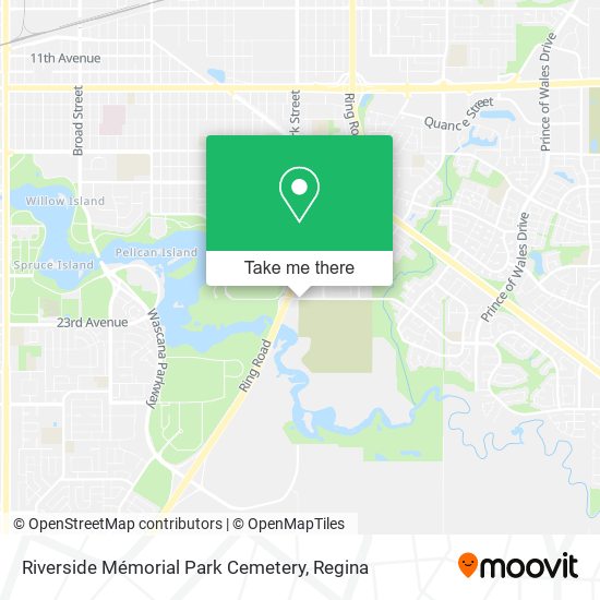 Riverside Mémorial Park Cemetery plan