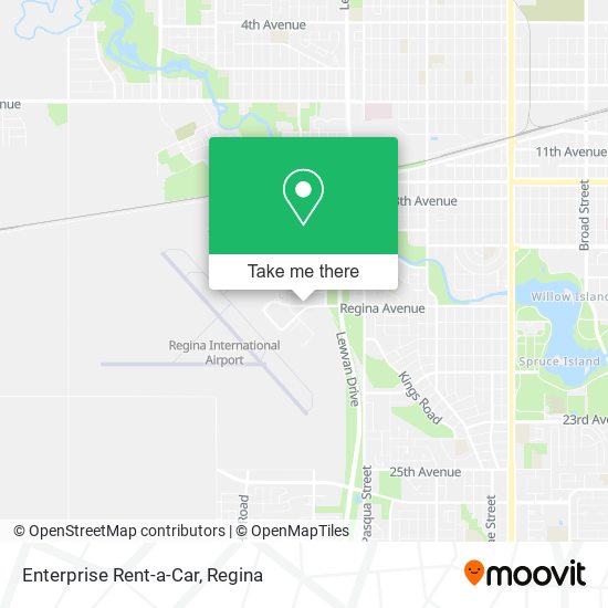 Enterprise Rent-a-Car map