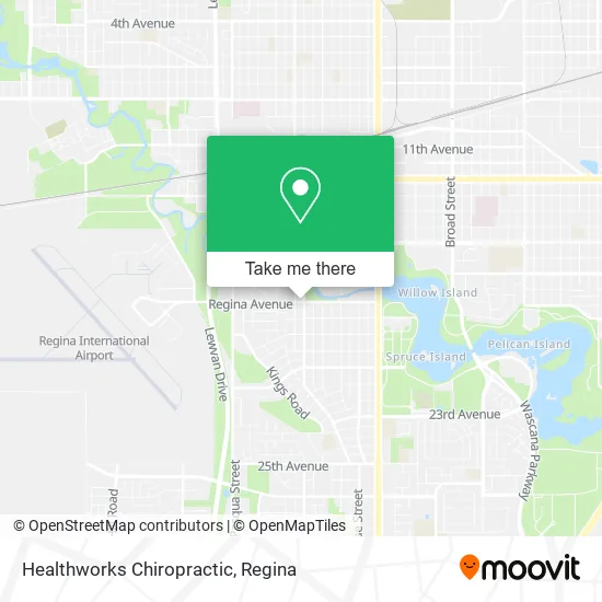 Healthworks Chiropractic map