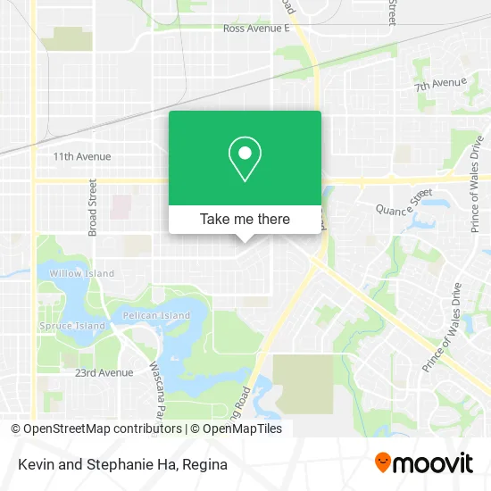 Kevin and Stephanie Ha map
