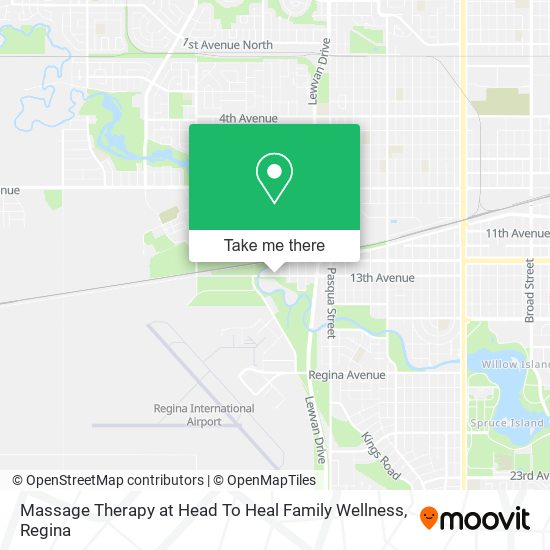 Massage Therapy at Head To Heal Family Wellness map