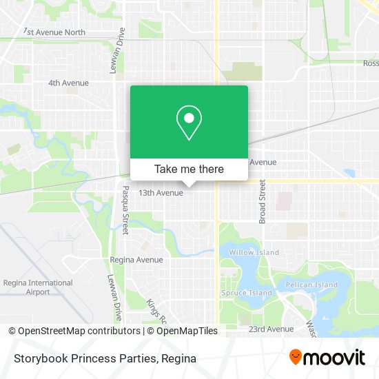 Storybook Princess Parties map