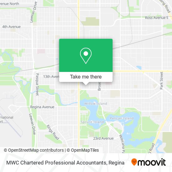 MWC Chartered Professional Accountants map