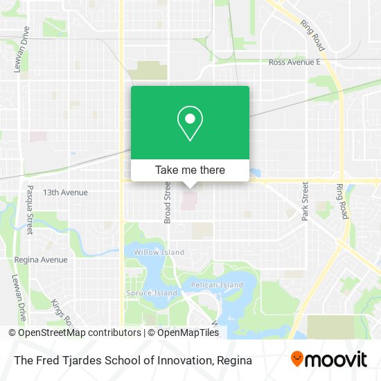 The Fred Tjardes School of Innovation map