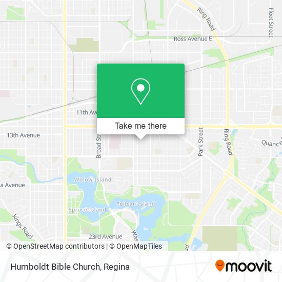 Humboldt Bible Church map