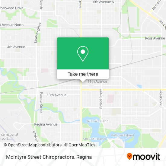 McIntyre Street Chiropractors map