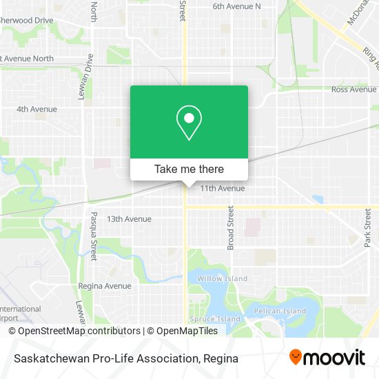 Saskatchewan Pro-Life Association map