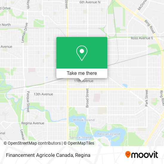 Financement Agricole Canada map