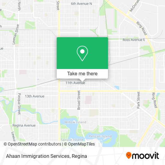 Ahaan Immigration Services map