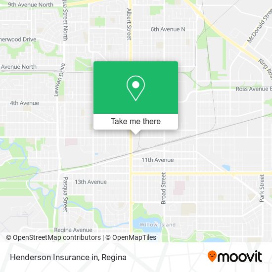 Henderson Insurance in map