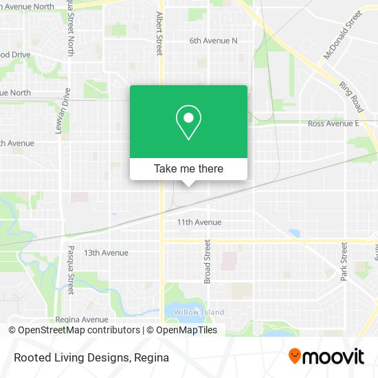 Rooted Living Designs map