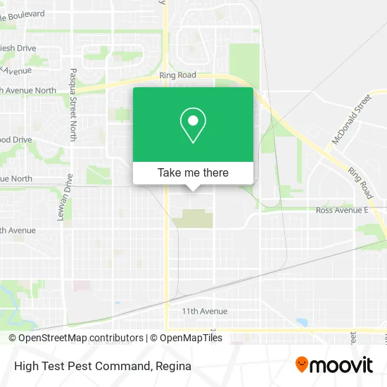High Test Pest Command map