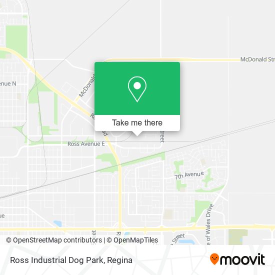 Ross Industrial Dog Park map