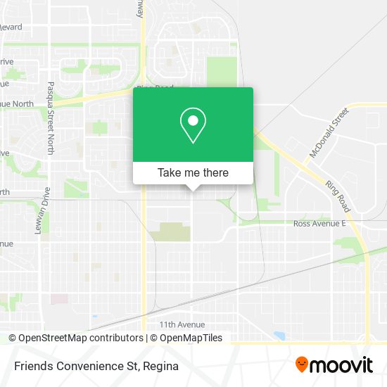 Friends Convenience St map