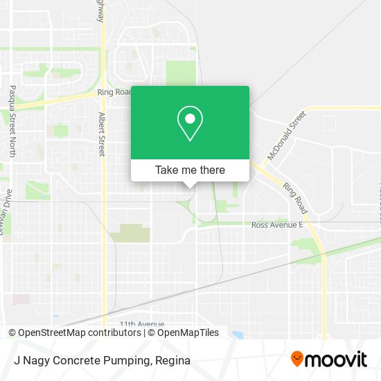 J Nagy Concrete Pumping map