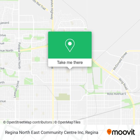 Regina North East Community Centre Inc map