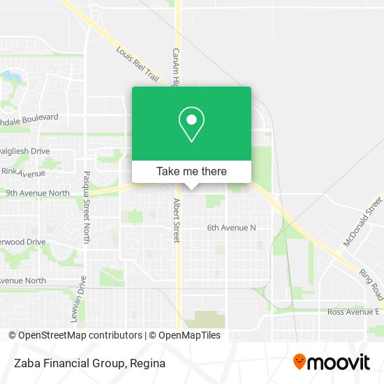 Zaba Financial Group map