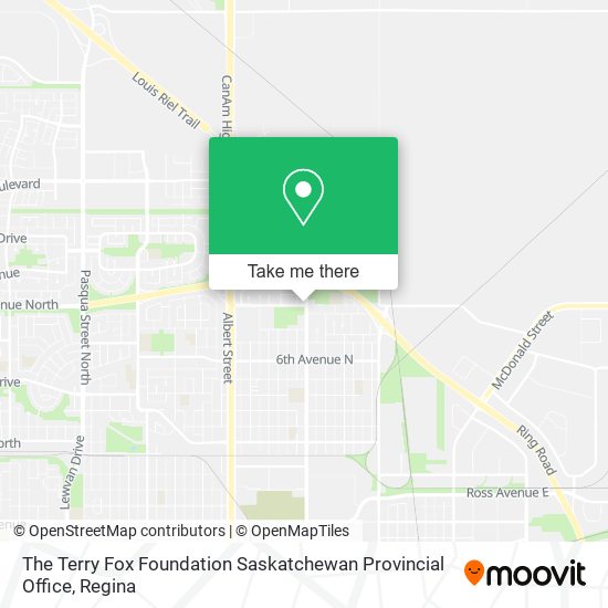 The Terry Fox Foundation Saskatchewan Provincial Office plan