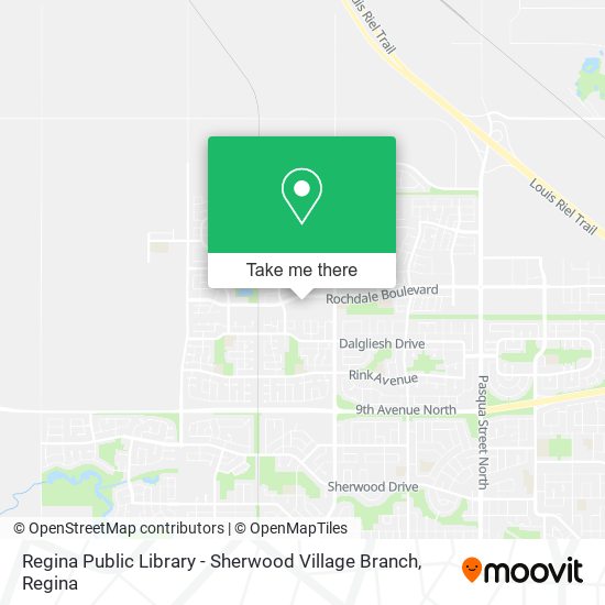 Regina Public Library - Sherwood Village Branch map