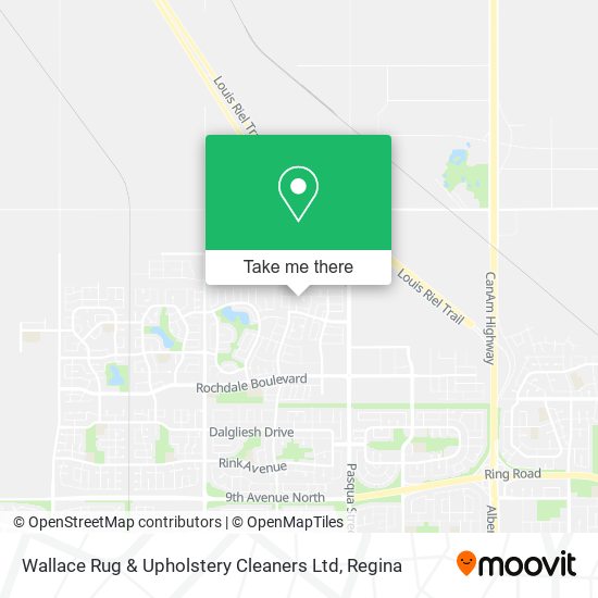 Wallace Rug & Upholstery Cleaners Ltd map