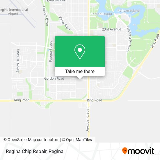 Regina Chip Repair map