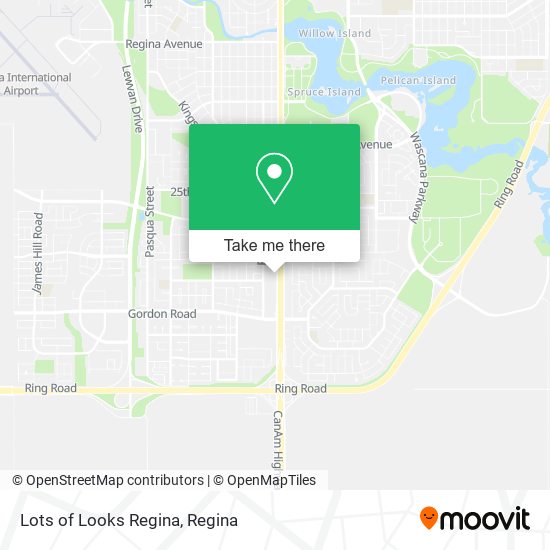 Lots of Looks Regina map