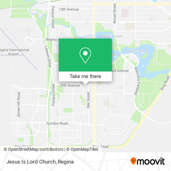 Jesus Is Lord Church map