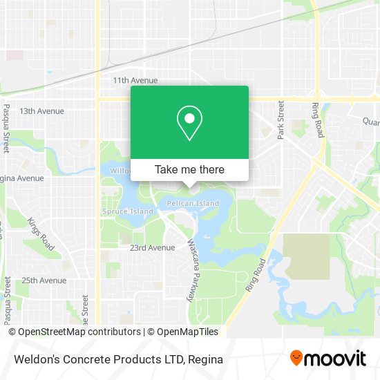 Weldon's Concrete Products LTD map