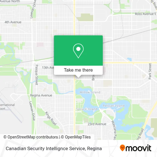 Canadian Security Intellignce Service map