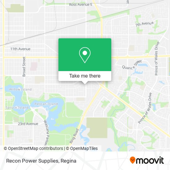Recon Power Supplies map
