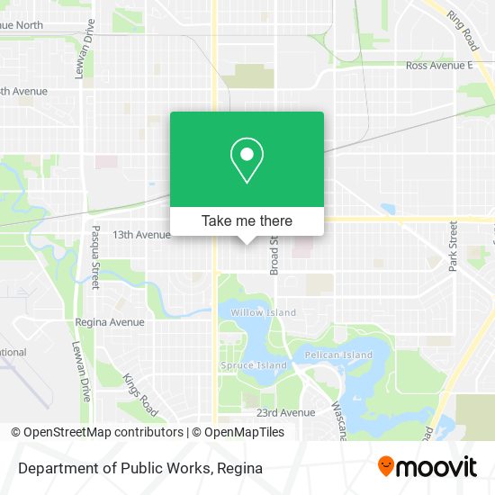 Department of Public Works map
