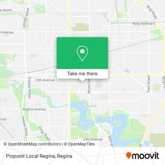 Pinpoint Local Regina map