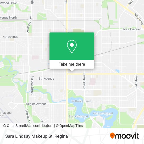 Sara Lindsay Makeup St map