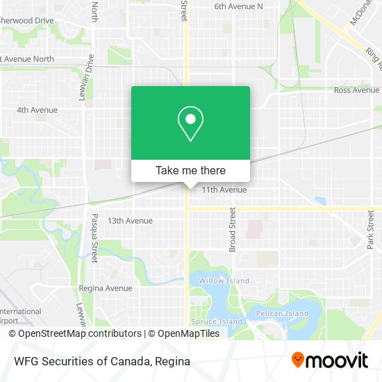 WFG Securities of Canada map