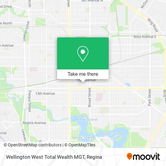 Wellington West Total Wealth MGT map