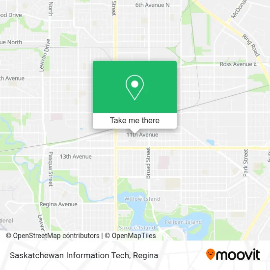 Saskatchewan Information Tech map