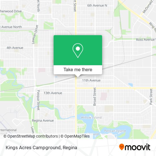 Kings Acres Campground map