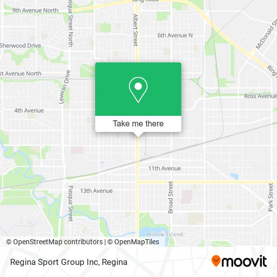Regina Sport Group Inc map