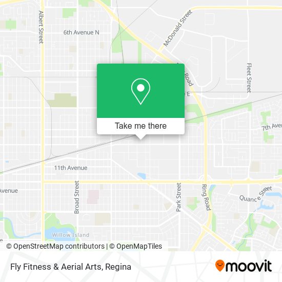 Fly Fitness & Aerial Arts map